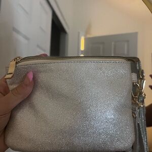 Elegant Silver Women's Bag